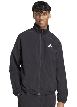 Куртка теннисная Adidas Essentials With Small Logo - black/white
