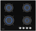 Газовая варочная панель Weissgauff HG 640 BG