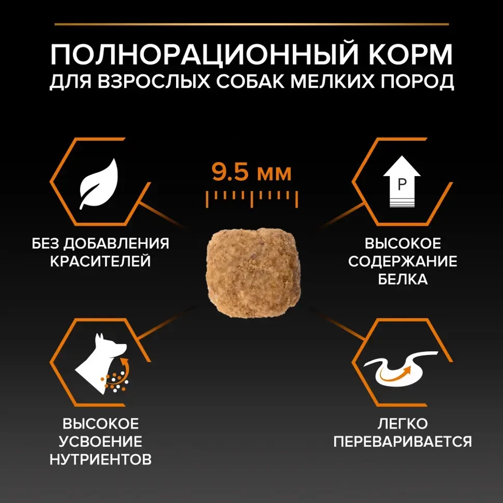 Purina pro plan small & mini сухой корм для взрослых собак миниатюрных и мелких пород с курицей и рисом - 700 г