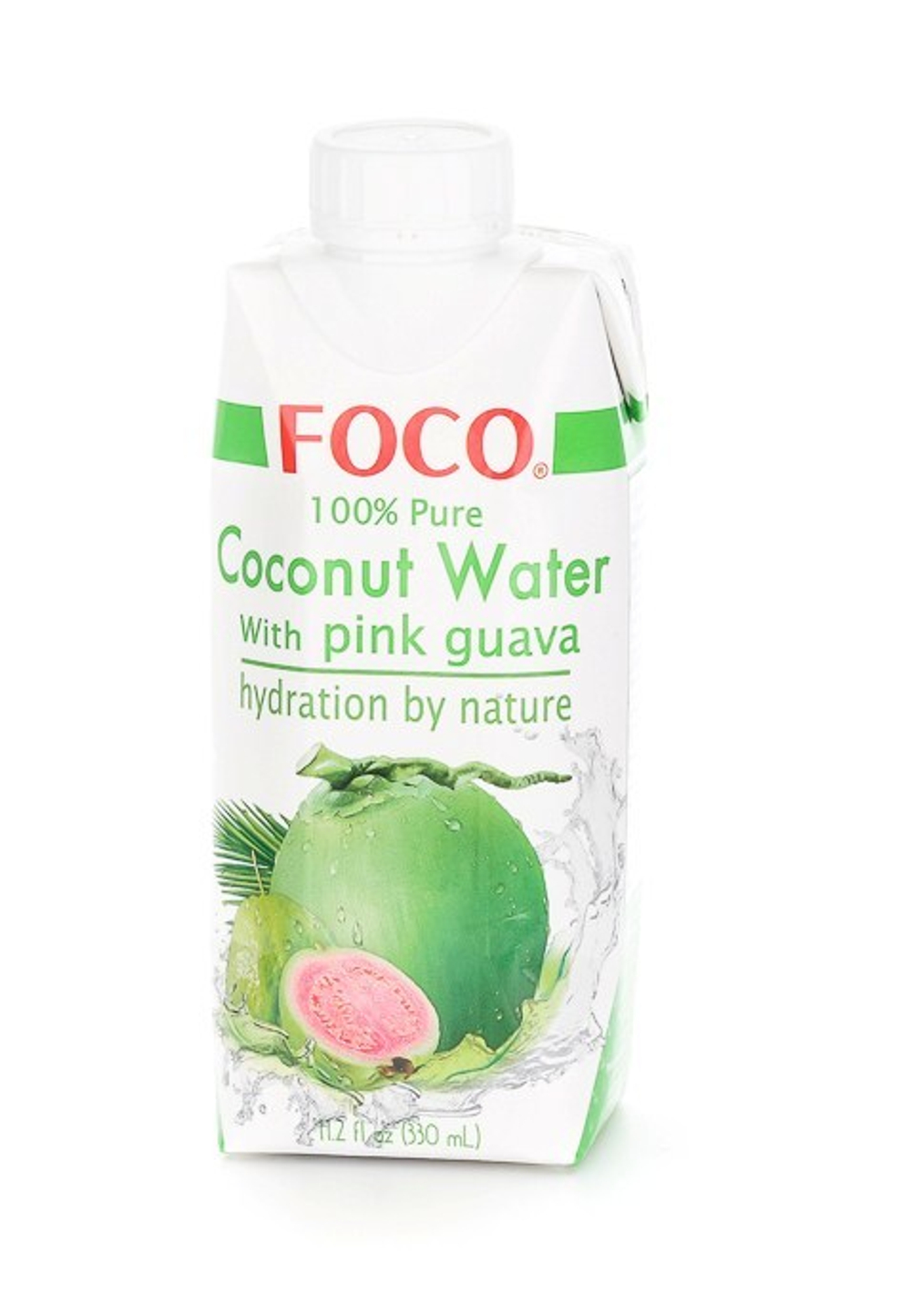 Кокосовая Вода с Розовой Гуавой Foco, 330 мл