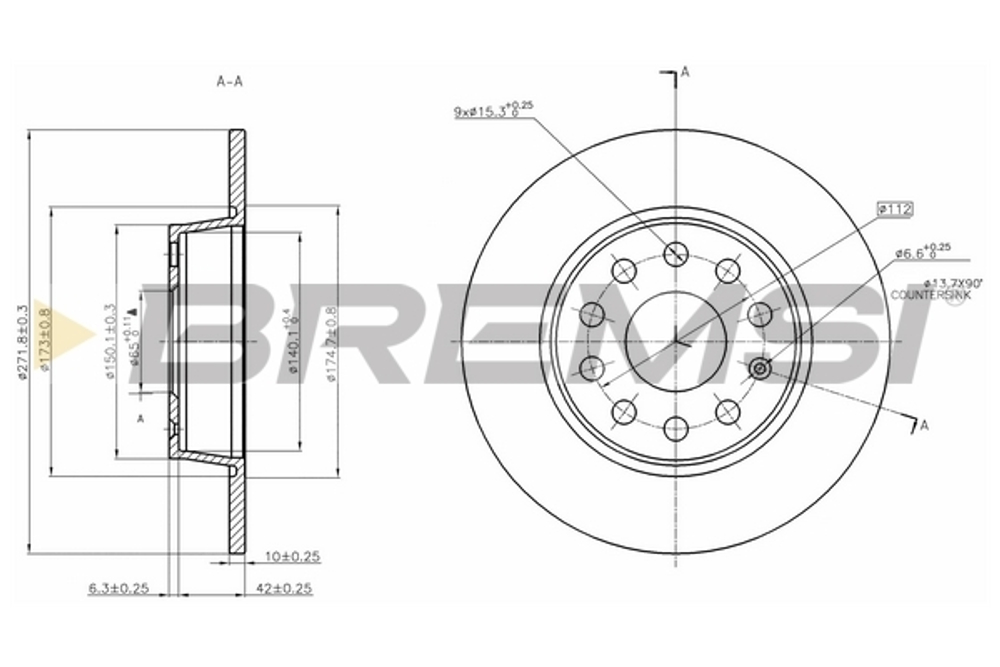 BREMSI - CD7895S