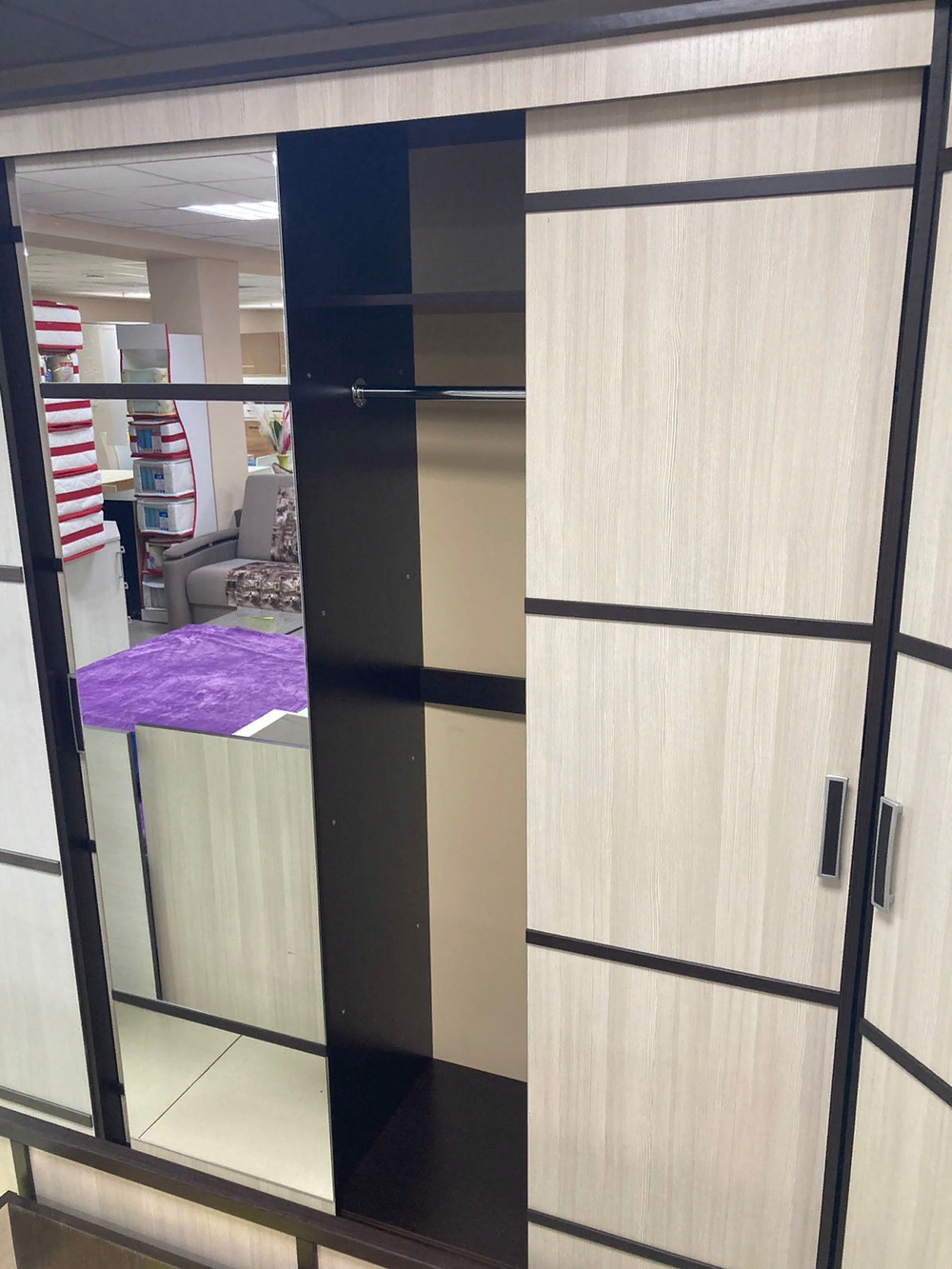 Шкаф-купе Сакура венге/лоредо 1500