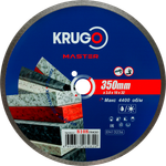 Диск алмазный сплошной KRUGO MASTER по бетону 350х3,0х32х10mm, 81083500283