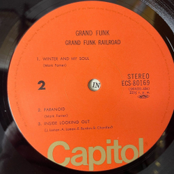 Винтажная виниловая пластинка LP Grand Funk Railroad (Japan 1975) (No Obi)
