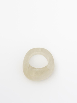 Massimo Dutti Кольцо с натуральным камнем, изумрудный