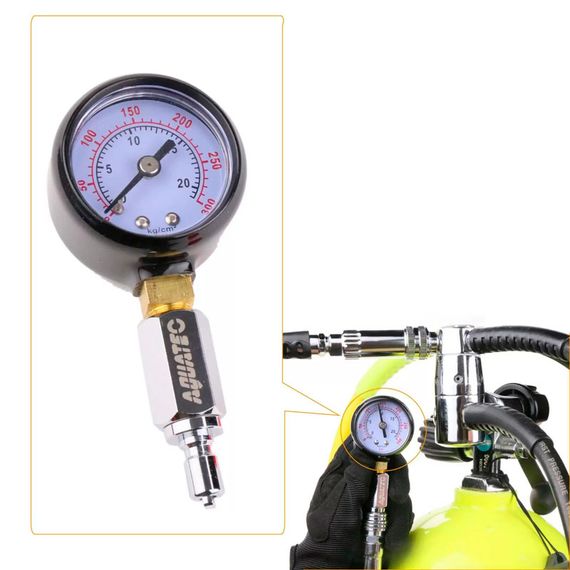 Манометр проверочный Aquatec низкого давления. 20 бар