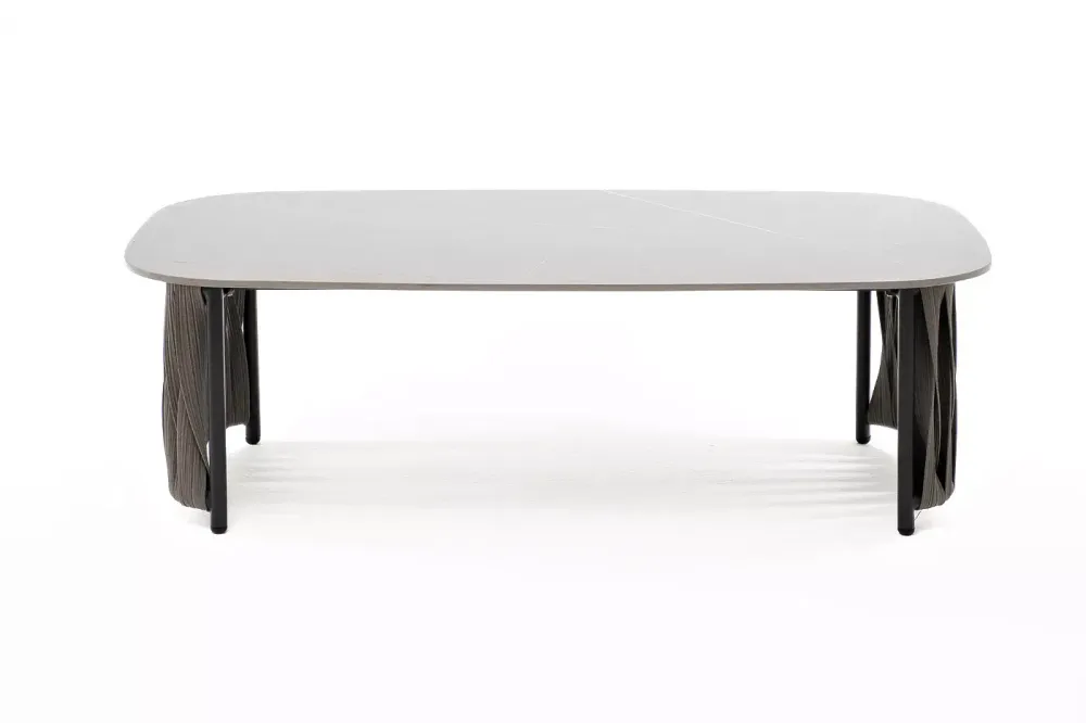 "Флоренция" столик журнальный из искусственного ротанга, цвет графит