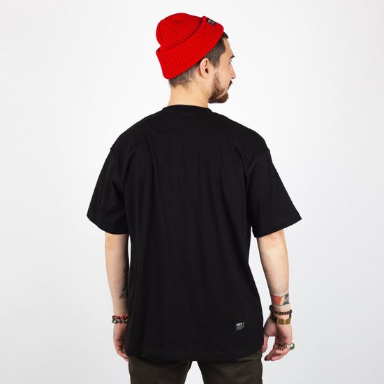 Футболка ЮНОСТЬ™ «Tri-Stars» - белый лого Черный