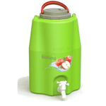 Рукомойник RADIVAS зеленый 10 л (углубление для мыла, крышка с ручкой для переноски, краник)