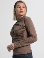 Лонгслив Тайна сердца (коричневый) Б15510-7М LT Collection