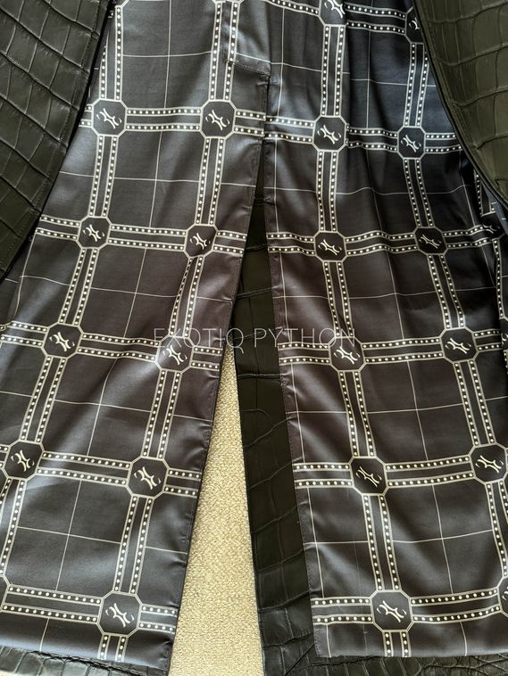 Пальто из кожи крокодила Billionaire JT-128