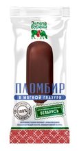 Мороженое эскимо &quot;Пломбир в мягкой глазури&quot; 70г. Зелена Бурена
