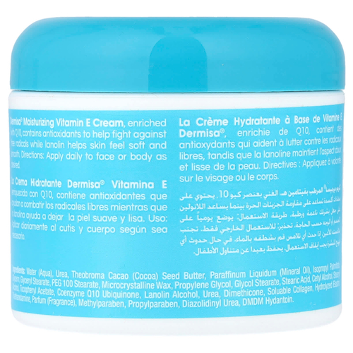 Dermisa, крем с витамином Е, 114 г (4 унции)