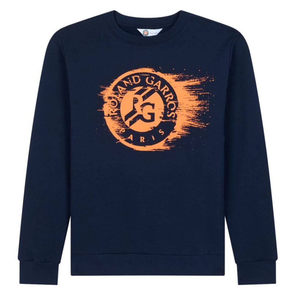 Женская Кофта теннисная Roland Garros Sophie Pop Energy Sweatshirt - небесный