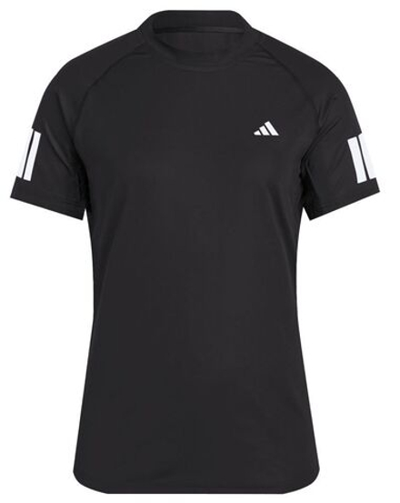 Женская теннисная футболка Adidas Club Tennis Climacool 3 Stripes