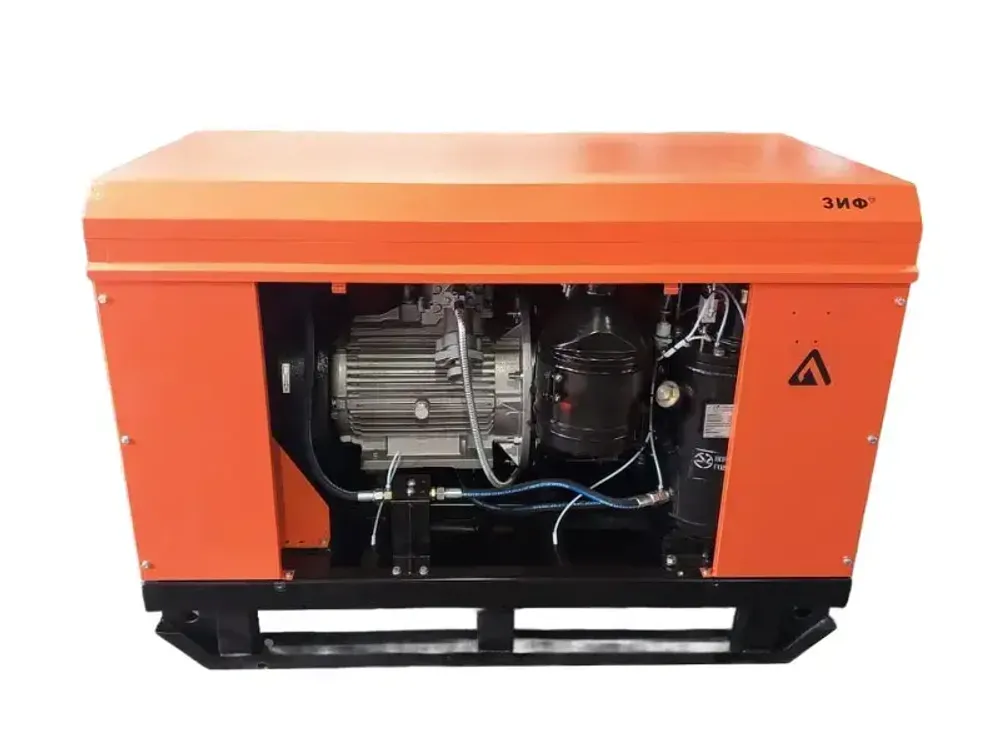 Шахтный винтовой компрессор ЗИФ-ШВ 6/0,7 Т 660/380В на салазках взрывозащищённый