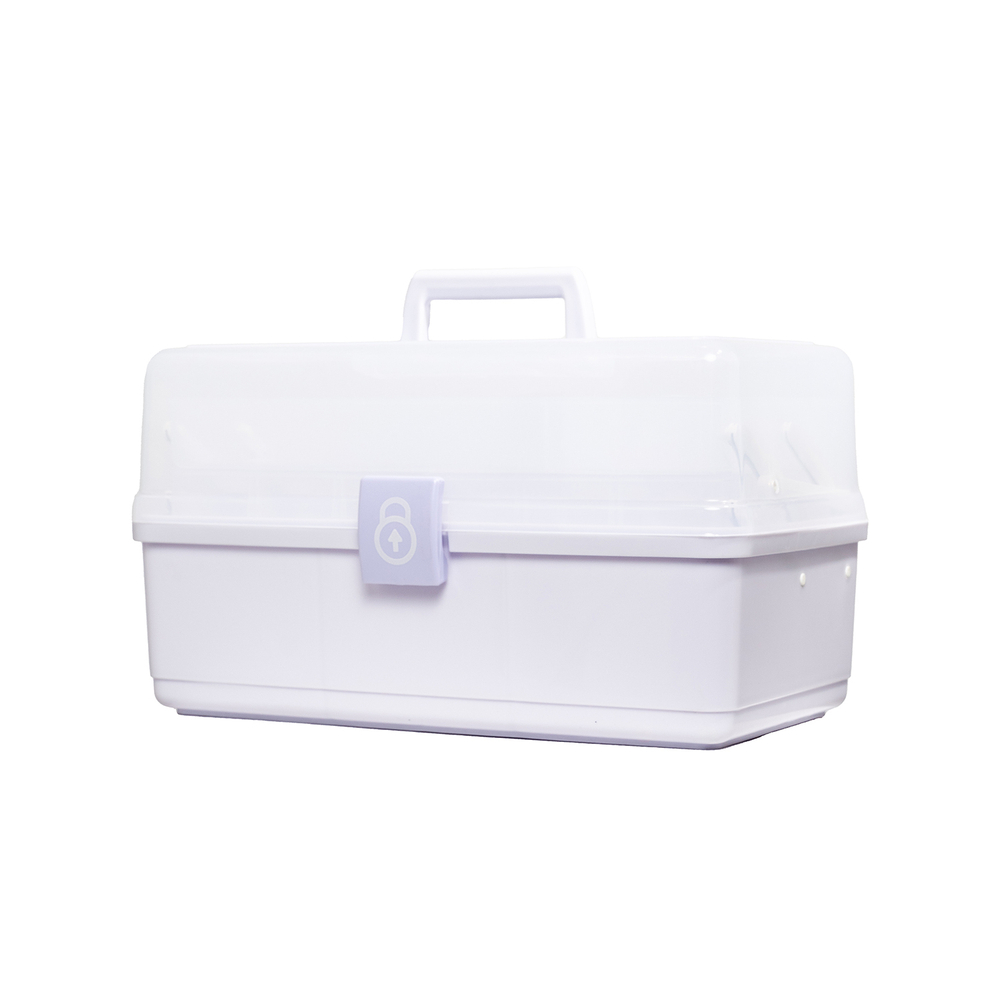 Органайзер для хранения мелочей, вещей, ящик для инструмента IRIS KIT BOX 40 (Light purple)