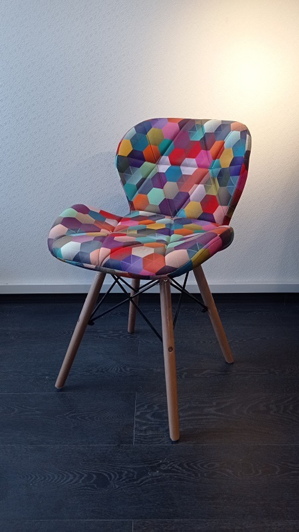 СТУЛ DC 777 ЦВЕТНОЙ ДОЖДЬ