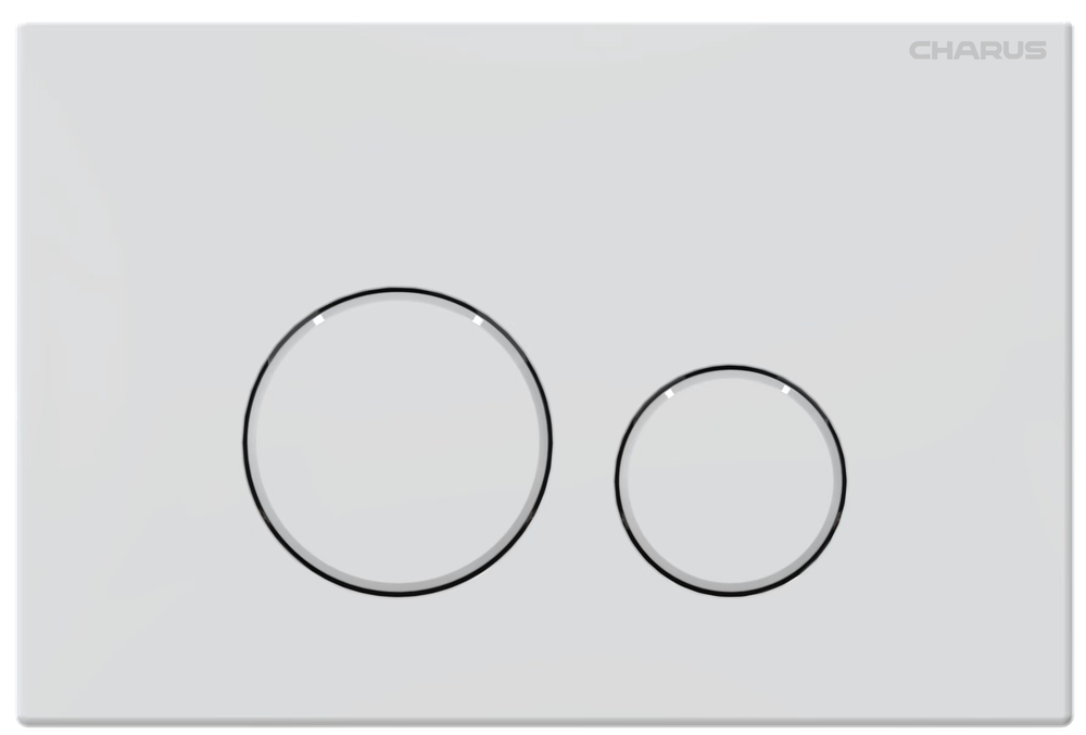 Клавиша для инсталляции CHARUS Spazio FP.330.12.02, белый матовый