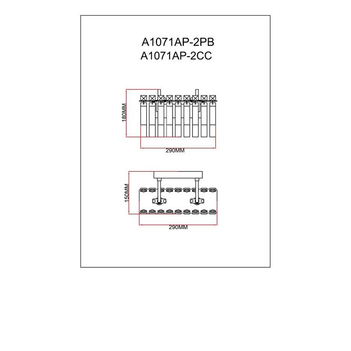 Настенный светильник Arte Lamp Mayotte A1071AP-2PB
