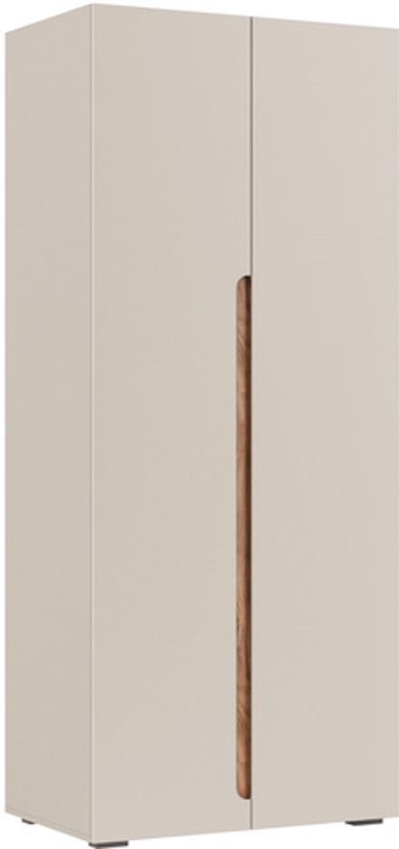 Коллекция Валенсия Шкаф 2х створчатый комб. ЛЕВЫЙ (600) Кашемир/Софт Сантьяго (набор)