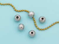 Бусина "Фактурный металл" 7,5мм (1 штука)