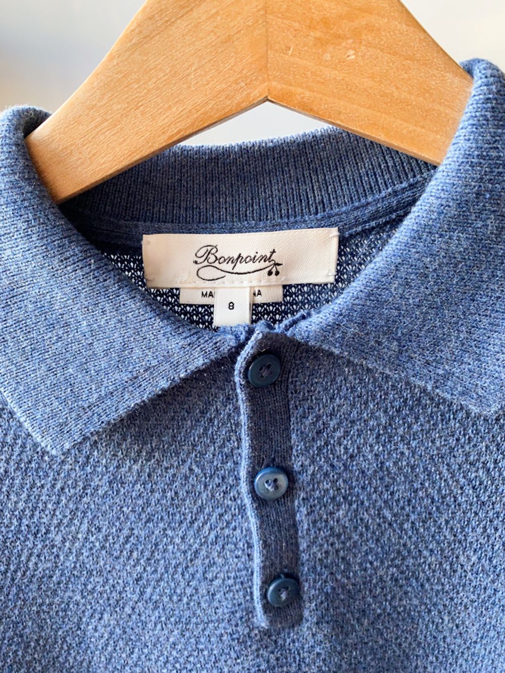 Хлопковое поло Bonpoint, 128