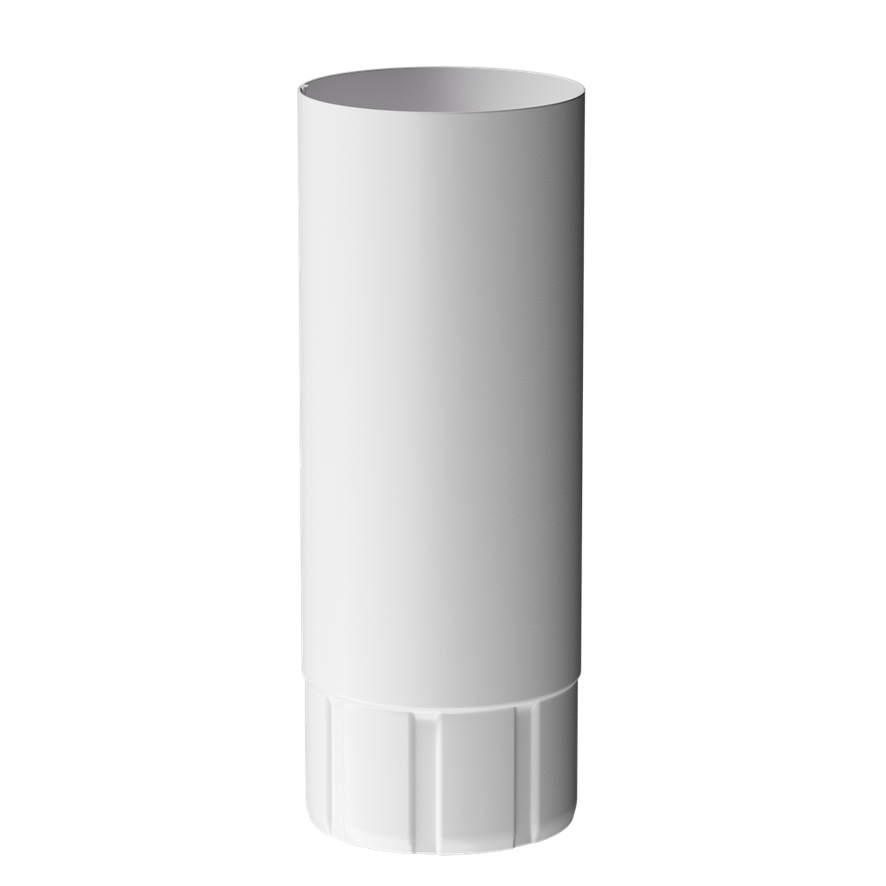 Docke STAL PREMIUM Труба водосточная D90 3 м (Пломбир 9010)