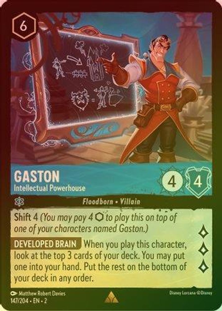 Gaston (Intellectual Powerhouse) - 147/204 - Редкая (Foil)