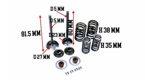 Рем.комплект клапанов 163QMK с балансиром