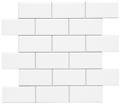 ADEX MODERNISTA Декор Liso PB C/C Blanco (5х10) Enmallado