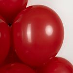 Шар (12''/30 см) Королевский красный (016), пастель, 12 шт.