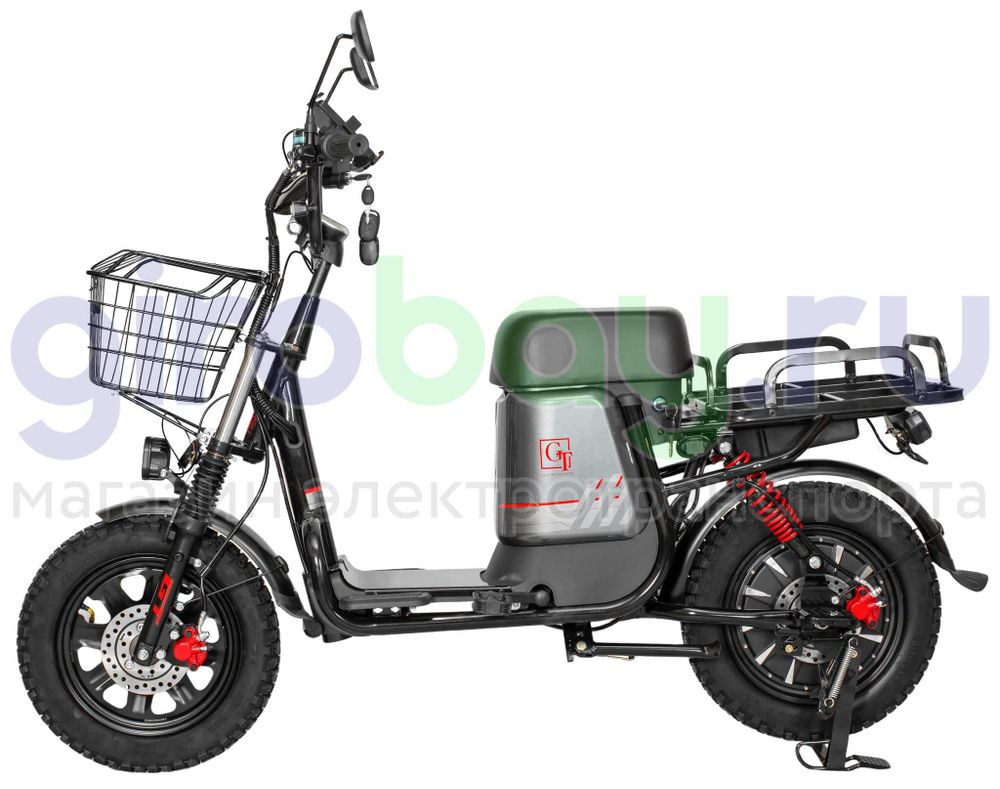 Электровелосипед GT U3 1000W (60V/30Ah) железофосфат - Серый фото №4