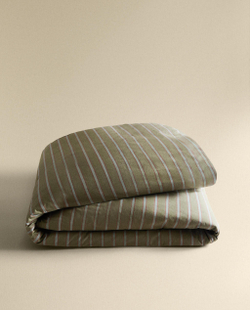 Пододеяльник Zara Home перкаль, хлопок 100%, в полоску, 5184/088