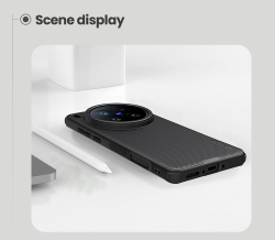 Чехол противоударный от Nillkin c поддержкой MagSafe для Vivo X200 Ultra, серия Super Frosted Shield Pro Magnetic Case