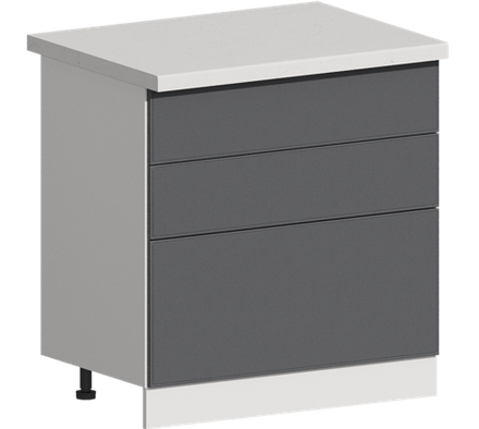 Кухня Модуль ШН3Я 800 Ликата / Графит Софт