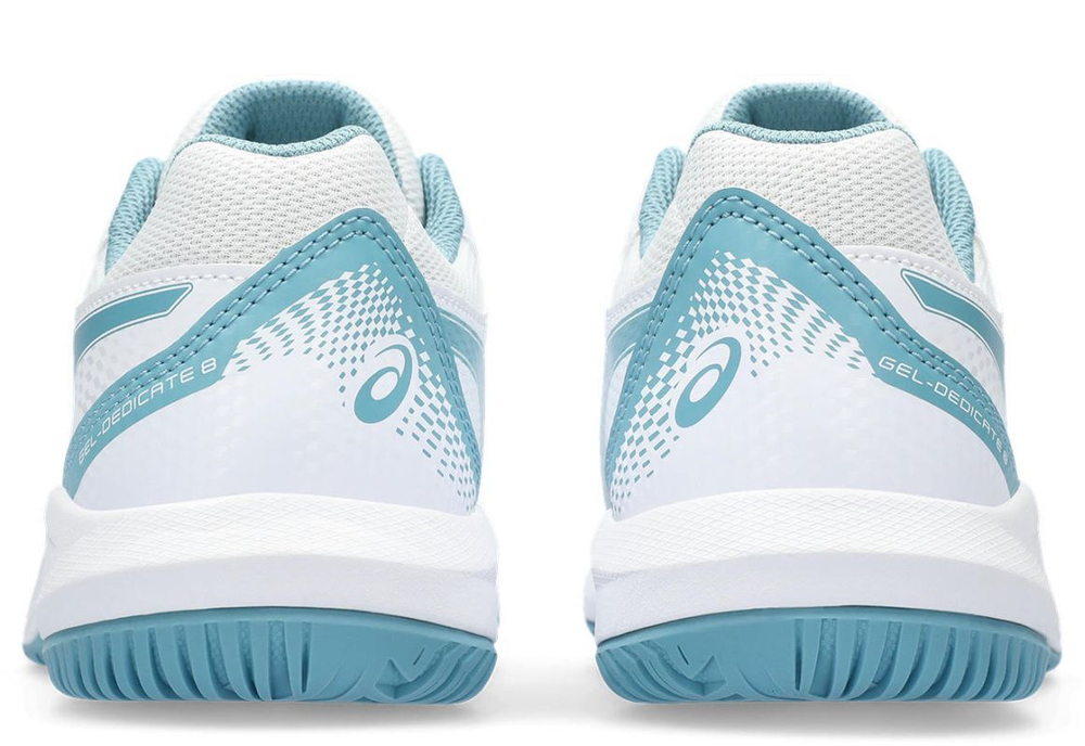 детские Кроссовки теннисные Asics Gel-Dedicate 8 GS - white/gris blue