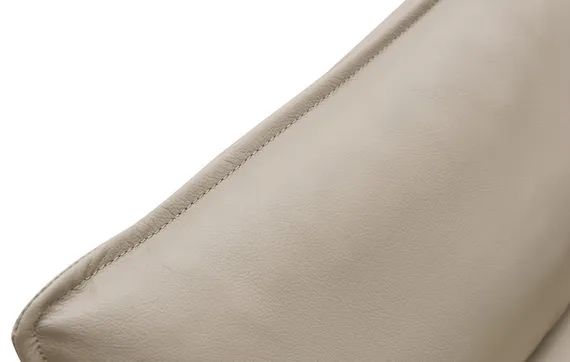 Кресло Dako, натуральная кожа, бежевый, коричневый