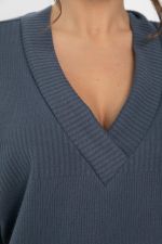 Костюм трикотажный Уютный шарм (серо-синий) К14251-5М LT Collection