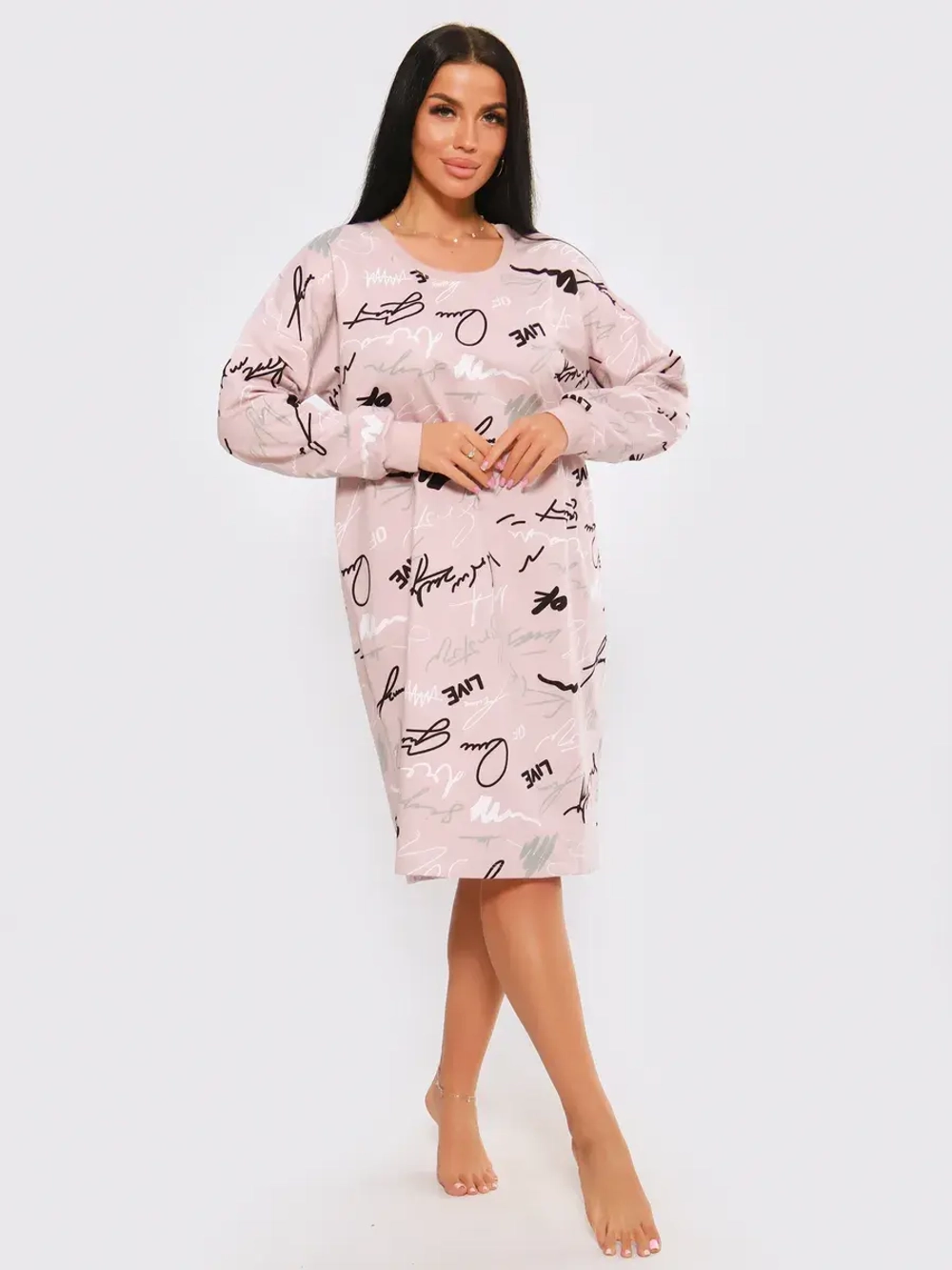 Ночная сорочка утеплённая