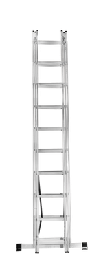 Лестница алюминиевая трехсекционная ВИХРЬ ЛА 3х10