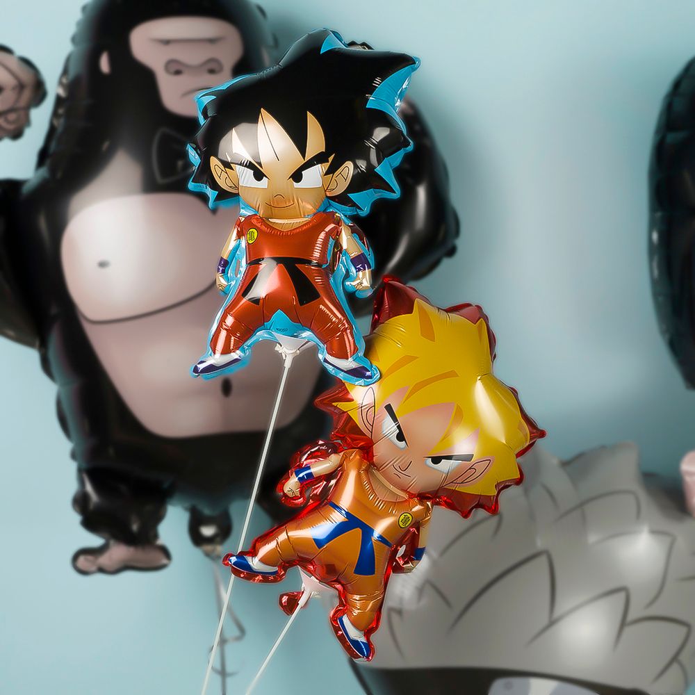 Шар с клапаном (14''/36 см) Мини-фигура, Ниндзя, Боец Дракона, 1 шт.