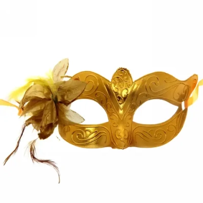 Маска «Леди Кокетка» с цветком, микс цветов