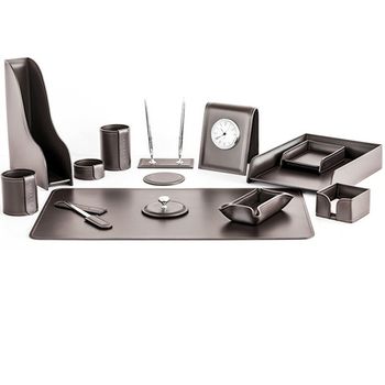 Настольный набор из кожи Cuoietto серии Business из 14 предметов (NBCCh14.2)