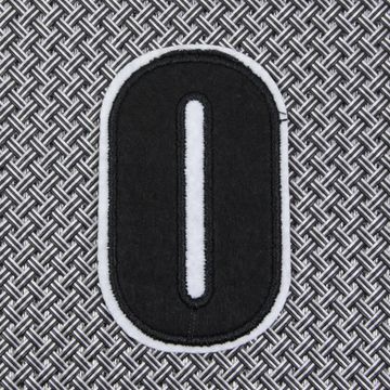 Нашивка Цифра "0" (черная)