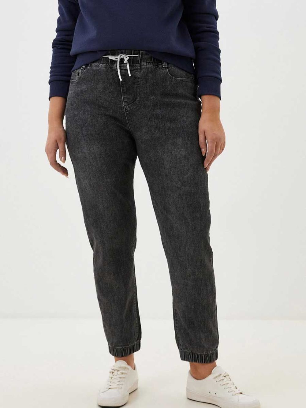 Джинсы на резинке больших размеров