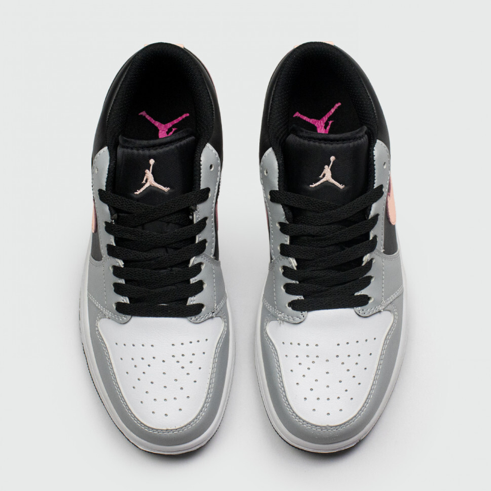 кроссовки Air Jordan 1 Low Grey Black Wmns