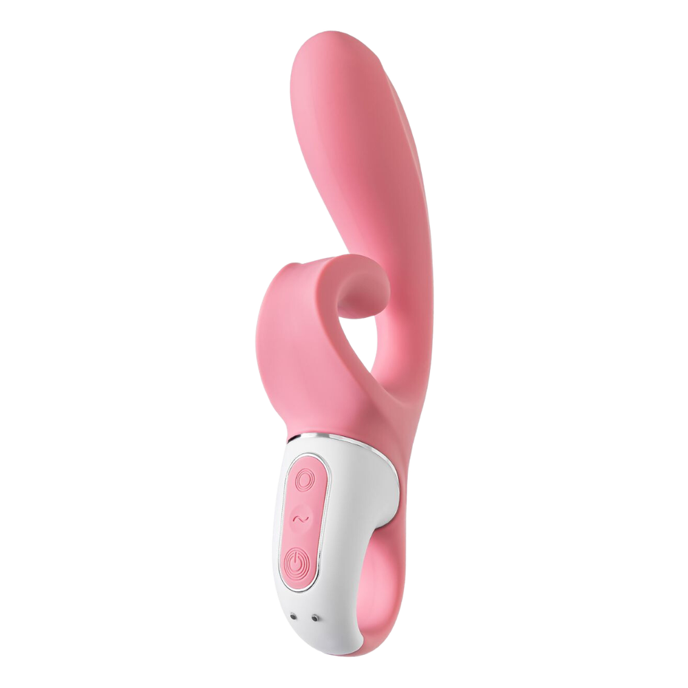 Вибратор кролик Satisfyer Hug me - постоянной контакт с клитором (+приложение)