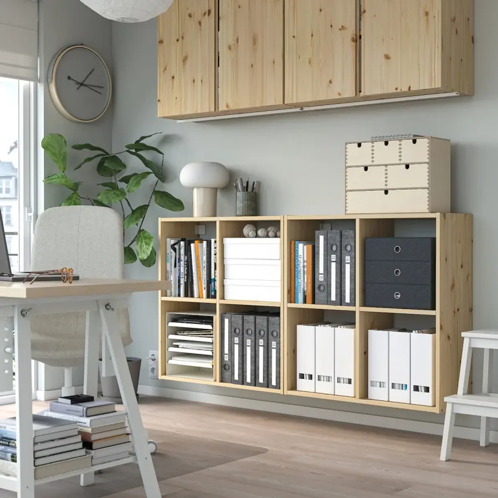 Стеллаж - IKEA IVAR, 80х30х83 см, сосна, ИВАР ИКЕА