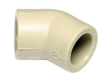 Угольник Ekoplastik Wavin 25 мм. 45° полипропиленовый